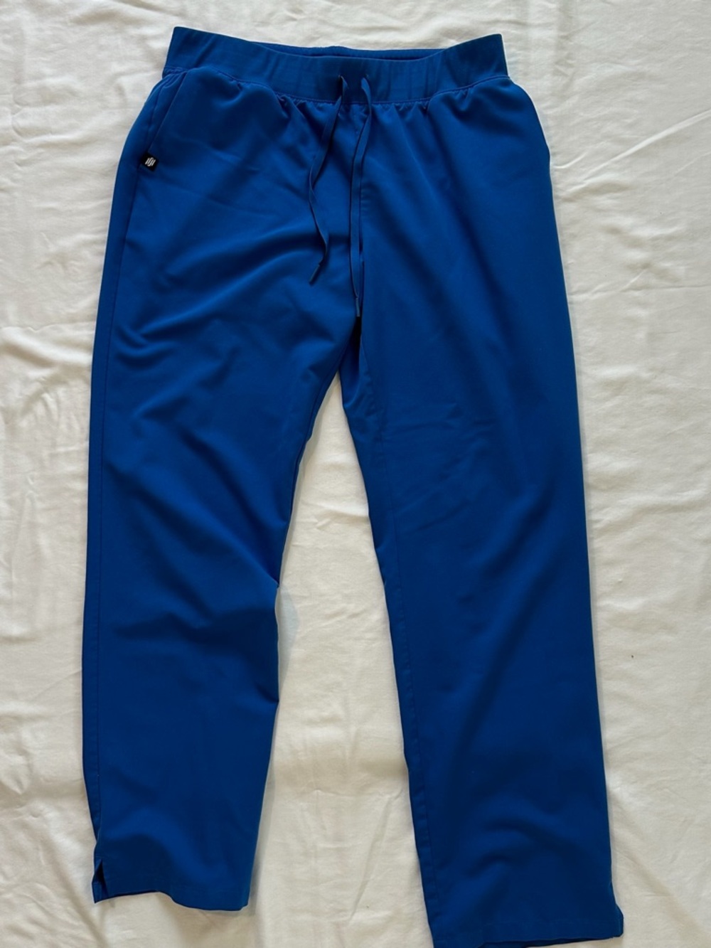 Jaanuu Women’s Scrub Pant - Large Tall, Straight Leg, Royal Blue